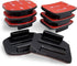 JINGXIN Helmet Mount Adhesive Sticky Curved and Flat Mounts for GoPro Hero 12 11 10 Max 9 8 7 6 5 4 (8 Packs)
