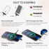 BFSD·DM Phone Crossbody Strap, 2× Pads, 1× Leather Phone Strap, 1× Phone Wrist Strap, 1× Adjustable Finger Strap,