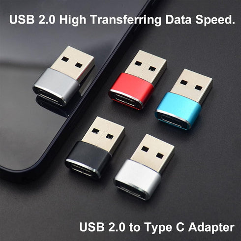 USB C to USB Adapter, 5 Pack, Multi Function USB-C Female to Male Converter, OTG Connector for Apple Watch