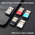 USB C to USB Adapter, 5 Pack, Multi Function USB-C Female to Male Converter, OTG Connector for Apple Watch
