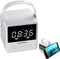 MOMOHO Portable Bluetooth Speaker with Time Display, Portable Wireless Speaker, TWS Stereo Sound,
