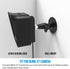 Frienda 360 Degree Adjustable Wall Mount Bracket and Silicone Protective Skin for Blink XT Security Camera (3, Black)