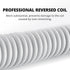 1.5M GUNMJO Pro Custom Coiled USB C Cable for Gaming Keyboard, Double-Sleeved Mechanical Keyboard Cable with Detachable