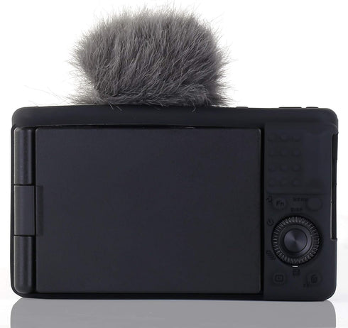 Camera Case for Sony ZV-1, ZV1 Digital Camera Anti-Scratch Slim Fit Soft Sleeve with Screen Protector