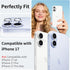 Hsefo 17, 9H Camera Lens Protector for iPhone Ultra-thin Tempered Glass, Diamond Bling Cute Girly Metal Individual