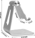 Cell Phone Tablet Stand Adjustable Multi-Angle Aluminum Non-Slip Dock Holder, Foldable Portable Desktop Organizer