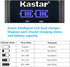 Kastar 4-Pack EN-EL14A Battery and LED2 USB Charger for Nikon D3300, D3400, D3500, D5100, D5200, D5300 Cameras