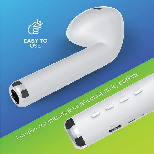 Coby True Wireless Bluetooth Speaker, 3W HQ Audio, Built-in FM Radio, Rechargeable Battery