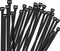 Zip Ties 8 inch Heavy Duty with 120 Pounds Tensile Strength, Black Cable Ties for Multi-Purpose Use