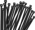 Zip Ties 8 inch Heavy Duty with 120 Pounds Tensile Strength, Black Cable Ties for Multi-Purpose Use