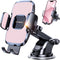 TORRAS Pink Phone Holders for Your CarUltra-Durable & Strongest Suction, Universal Car Phone