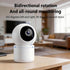Jinvocloud 2K 3MP, 345 (128G 2 Indoor Pan/Tilt Home Security Mobile Tracking Camera Degree Wireless WiFi Webcam/Monitor
