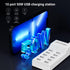USB Charging Station 50W 10A, 10-Port USB Charger, Multiport USB Charger Station Hub, Compatible with iPhone, Galaxy,
