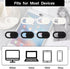 LIQWEI 50PCS 0.023 Inch Webcam Cover Slide, Ultra-Thin Universal Web Camera Cover for Laptop, Computer, PhoneSecure