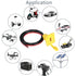 CERRXIAN 3.2FT 12AWG XT60 Male Bare Wire with Mount Panel for RC Lipo Battery FPV Drone