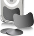 volport 4 Pack Metal Plate for Phone Magnet, Universal Steel Plate with Adhesive Backing for Car Magnetic Mount Cell