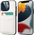 KIHUWEY Compatible with iPhone 13 Pro Case White - Wallet with Credit Card Holder, Premium Leather Magnetic Clasp