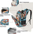 Backpack Sailboat Backpack Daypack ALAZA School for Teen Girls Boys Ocean Crab Kids Purse College Laptop Bookbag Casual