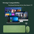 Wireless Keyboard and Mouse Combo, JieruiDeng 2.4Ghz USB Cordless Slim Silent Keyboard and Mouse Kit