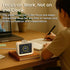 7-Day Programmable 4 Dekala ChronoSense Alarm Clock for Bedroom Temperature Humidity, Alarms