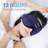Sleep Headphones, 3D Bluetooth Sleep Mask, LIGHTIMETUNNEL Washable Sleeping Headphones with Ultra Thin Stereo Speakers Microphone Hands Free for Insomnia Travel Blue Color