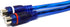 iexcell 2 Pcs RCA Speaker Splitter Shielding Cable Adapter, 1 Male to 2 Female, Blue