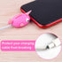 TUPARKA 18pcs Protege Cable for iPhone/iPad USB Lightning Cable, Plastic Cute Unicorn Fish Animal Charging Cable Saver, Phone Accessory Protect USB Charger
