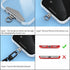 2 TENOC Metal Phone Tether Tab, Metal Phone Patch, Universal Cellphone Lanyard Pad for Full Phone Cases, x Sliver