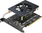 Quad NVMe PCIe Adapter, RIITOP 4 Ports M.2 NVMe SSD to PCI-e 4.0/3.0 x16 Card with Fan Support