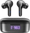 MOZOTER Bluetooth 5.3 Wireless Earbuds, Deep Bass Loud Sound Noise Cancelling with 4 Microphones for iPhone Android
