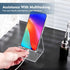 KBPNO 16 15 14 13, Acrylic Phone Stand, Portable Clear Cell Phone Stand, Compatible with Phone Android Smartphone, Pad