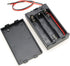 E-outstanding 4PCS AAA Battery Case Holder, 3 Slots x 1.5V with ON/Off Switch and Wire Leads