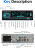 ePathChina 12V MP3 FM/MP3/WMA/FLAC/AUX/TF Car Audio Bluetooth Single DIN Car Stereo, Car FM/AM Radio LCD VA Screen Car