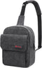Tullio Crossbody Camera Bag for Photographer, Waterproof Canvas Sling Bag Compatible with Nikon Sony