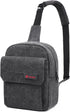 Tullio Crossbody Camera Bag for Photographer, Waterproof Canvas Sling Bag Compatible with Nikon Sony