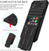 iPhone XR Case with Card Holder Detachable Wallet Cover, Built-in Kickstand & Screen Protectors, Shockproof Phone Case
