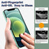 QHOHQ iPhone 12 Screen Protector 3 Pack, Ultra HD, 9H Hardness, Scratch Resistant, with 2 Tempered Glass Lens