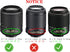 Hood-HB-34 Lens Hood Shade for Nikon AF-S DX NIKKOR 55-200mm f/4-5.6G ED VR II(Not for 5.6G IF-ED VR),HUIPUXIANG 52mm Lens Hood