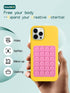DAWNBOX 2Pcs Silicone Suction Phone Case Adhesive Mount - Hands-Free, Strong Grip Holder for Selfies and Videos