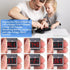 CAMWAY 5PCS 2in1 Lipo Battery Voltage Tester, RC Low Voltage Buzzer Alarm, Battery Monitor Checker for 1-8s Lipo/Li-ion