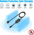 TKDY AC-L100 Charger for Sony Hi8 Handycam, USB Power Cord for DCR TRV128 TRV103 TRV130, Replace AC-L10A