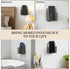 Eldraqth 2 Pcs Wall Mount Phone Holder, Phone Stand with Self Adhesive, Clear Smartphone Stands with Charging Hole