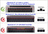 XSKN Spanish Language Silicone Keyboard Skin Cover for MacBook Air 13 & Pro 13 15 17 inch (Black)