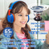 Kids Bluetooth Headphones 5.3, Wireless 60H Play Time, Volume Limited 85/110dB Over Ear Foldable Headset for Travel