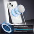 CACOE Magnetic Case for iPhone 13 & 14 6.1 inch, Compatible with MagSafe, Anti-Scratch, Clear