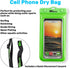 Waterproof Phone Case with Lanyard, Excellent Protection Floats in Water, Green