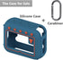 Silicone Cover Case for JBL Go 4 Ultra Portable Bluetooth Speaker, Protective Skin Holder for JBL Go 4 Pro Sound Bluetooth Speaker Accessories (Only Case) (Blue)