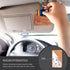 Dual Pockets Phone Wallet Stick On with Snap Closure, Adhesive Phone Card Holder for iPhone and Most Smartphones -