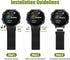 NotoCity Nylon Forerunner 735XT Band, Forerunner 235 Smartwatch Band, Forerunner 630/620 Strap, Approach S6