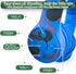Toddler Wireless Headphones, Kids Camo Bluetooth Headphones, 15 Hours Playtime, Foldable with Built-in Mic, Blue Camo
